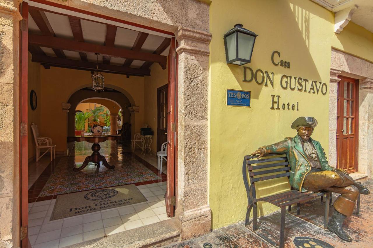 Hotel Boutique Casa Don Gustavo, Кампече Экстерьер фото